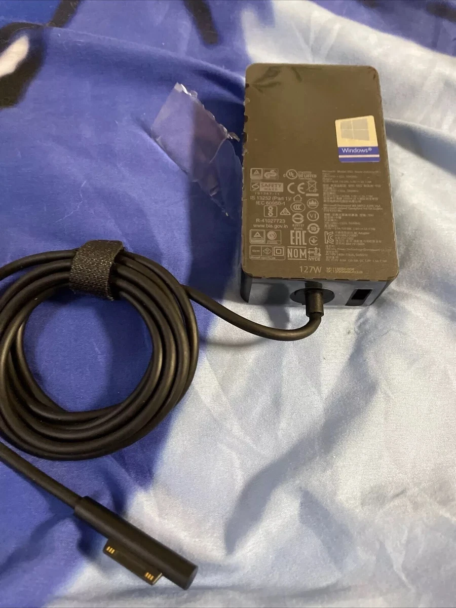 Adattatore Da USB-C A Surface 45W (15V/3A) – Compatibile Con Surface Pro 9/8/7/6/5/4/3/X, Go 3, Laptop 5/4/3, Ricarica Sicura E Portatile