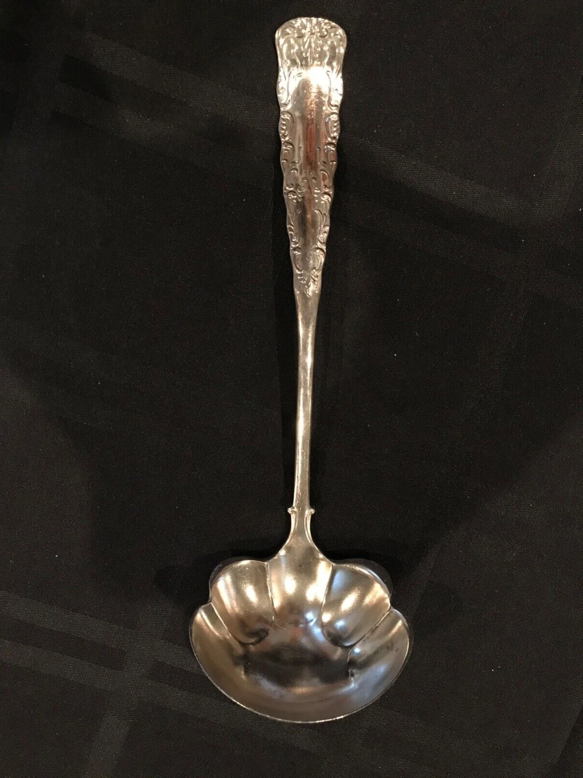 Antique 1847 ROGERS BROTHERS 1891 "Portland" Pattern 9 3/4" Boullion Soup Ladle
