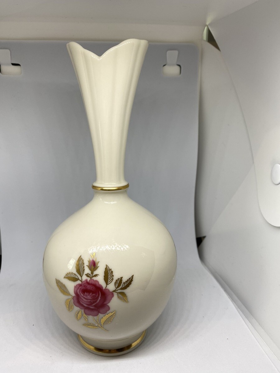 Vintage Lenox Rose Bud Vase 8