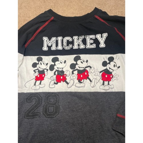 UNISEX Disney Mickey Mouse Crewneck Long Sleeved T-Shirt L 10/12 - Picture 2 of 4