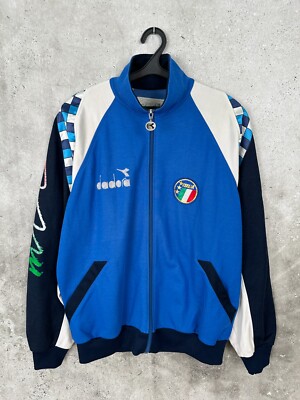 ITALY 1990s TRAINING FOOTBALL TRACKSUIT DIADORA NATIONAL