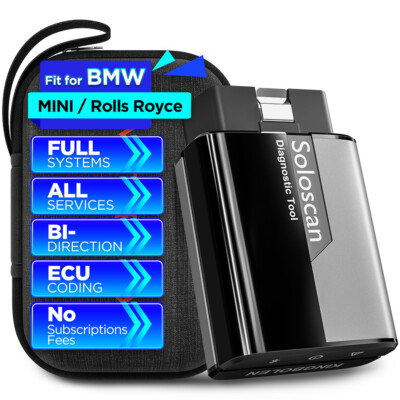 2026 Soloscan für BMW Profi OBD2 Diagnosegerät ALLE System Fehler Auslesegerät