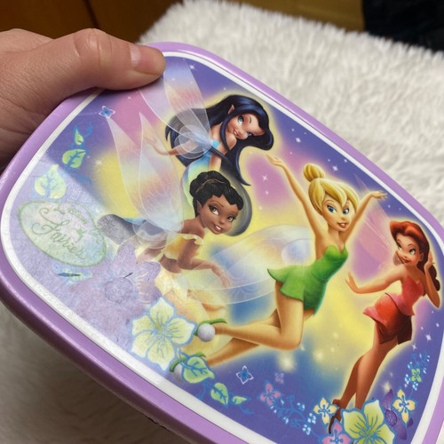 Disney Fairies Tinker Bell e Gang posatoio in metallo contenitore conservazione alimenti bento box - Foto 2 di 8