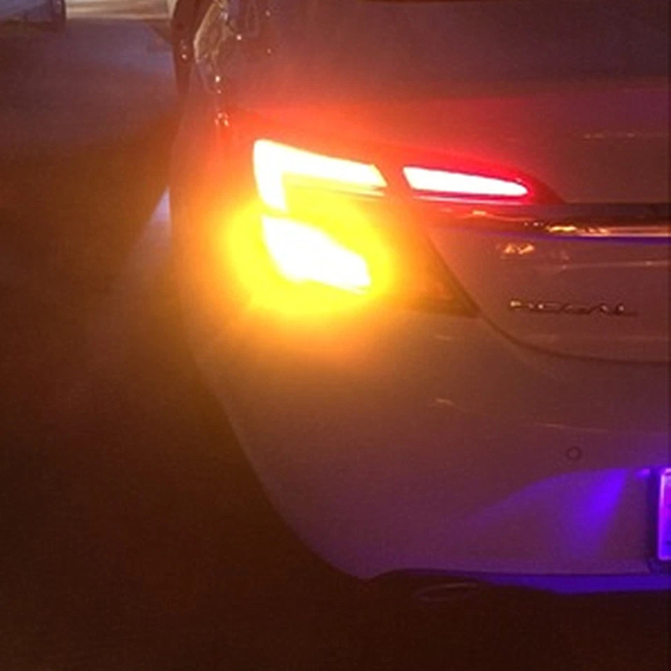 Bombilla LED de señal de giro Allá 1156 alimentación CANBUS, velocidad de intermitente normal sin hiper Foto 4 de 4