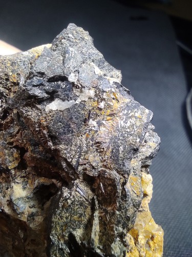 Rutile On Hematite With Quartz From Zagi Mountains, KPK, Pakistan. - Picture 14 of 23