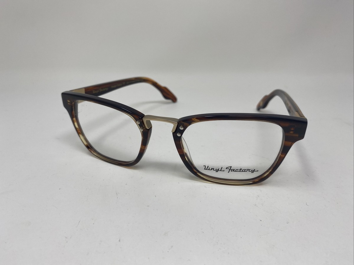 VINYL FACTORY EYEGLASS FRANCE FRAME ARAYA C3 TORTOISE GOLD 52/20/140 &M81