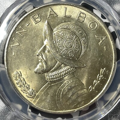 新品未開封 レアデック USPC Panama Casino 1947 Panama 1 Balboa PCGS MS64 (Many Available) (1 Coin Only