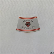 Geelong Brewing Co. GB Beer Label (BL3)