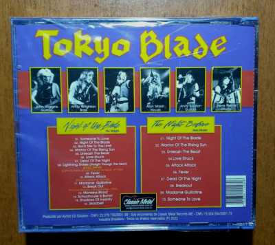 Tokyo Blade - Nigh of the Blade + The Night Before Brazil Only