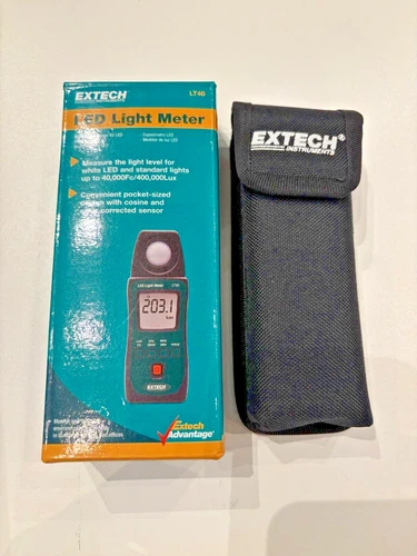 Extech Led Light Meter, Model LT 40, RRP £116