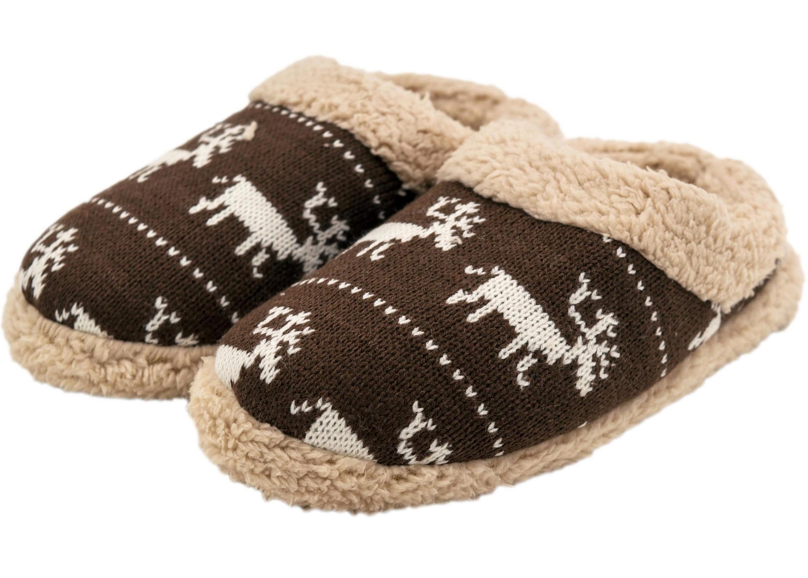 Hausschuhe Hüttenschuhe warm gefüttert Braun Beige 36,37,38,39,40,41,42,43,44,45