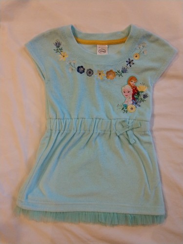 Disney Collection Girls Frozen Swim Cover up & 2-piece Swimsuit Set SIZE 2 - Picture 2 of 11