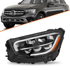 For 2020-2022 Mercedes-Benz GLC300 GLC-Class W/O Adaptive LED Headlight Left LH