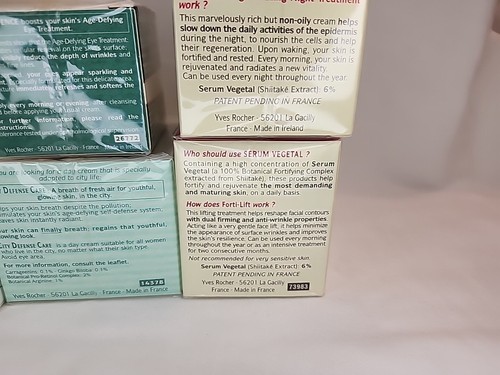 Yves Rocher Face Creme SHIITSKE Vegetal Sealed Forti-Lift Lot Beauty Products - Picture 15 of 24