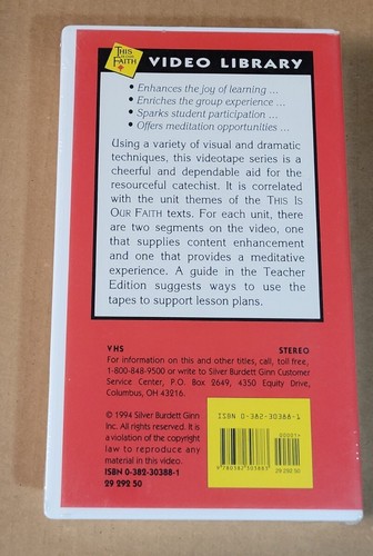 This is our Faith No. 2 - Silver Burdett Ginn - Video Library (VHS 1994) NEW - Picture 2 of 2