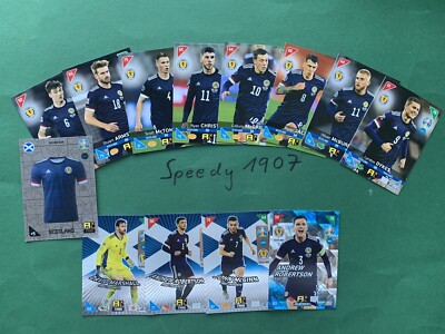 Panini Adrenalyn UEFA Euro 2020 Kick Off all 13 Scotland McGinn Second Skin