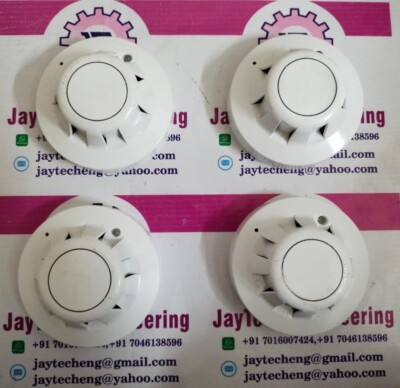 ELTEK SERIES 60 55000-300 MAR OPTICAL SMOKE DETECTOR WITH BASE LOT OF 4