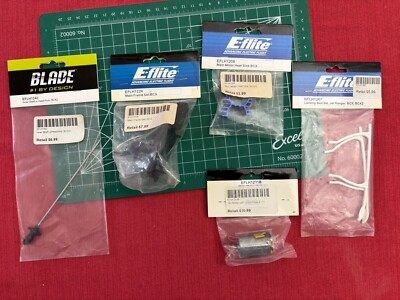 5 New Replacement Parts for EFlite Blade BCX RC Helicopter EFLH1222 1224