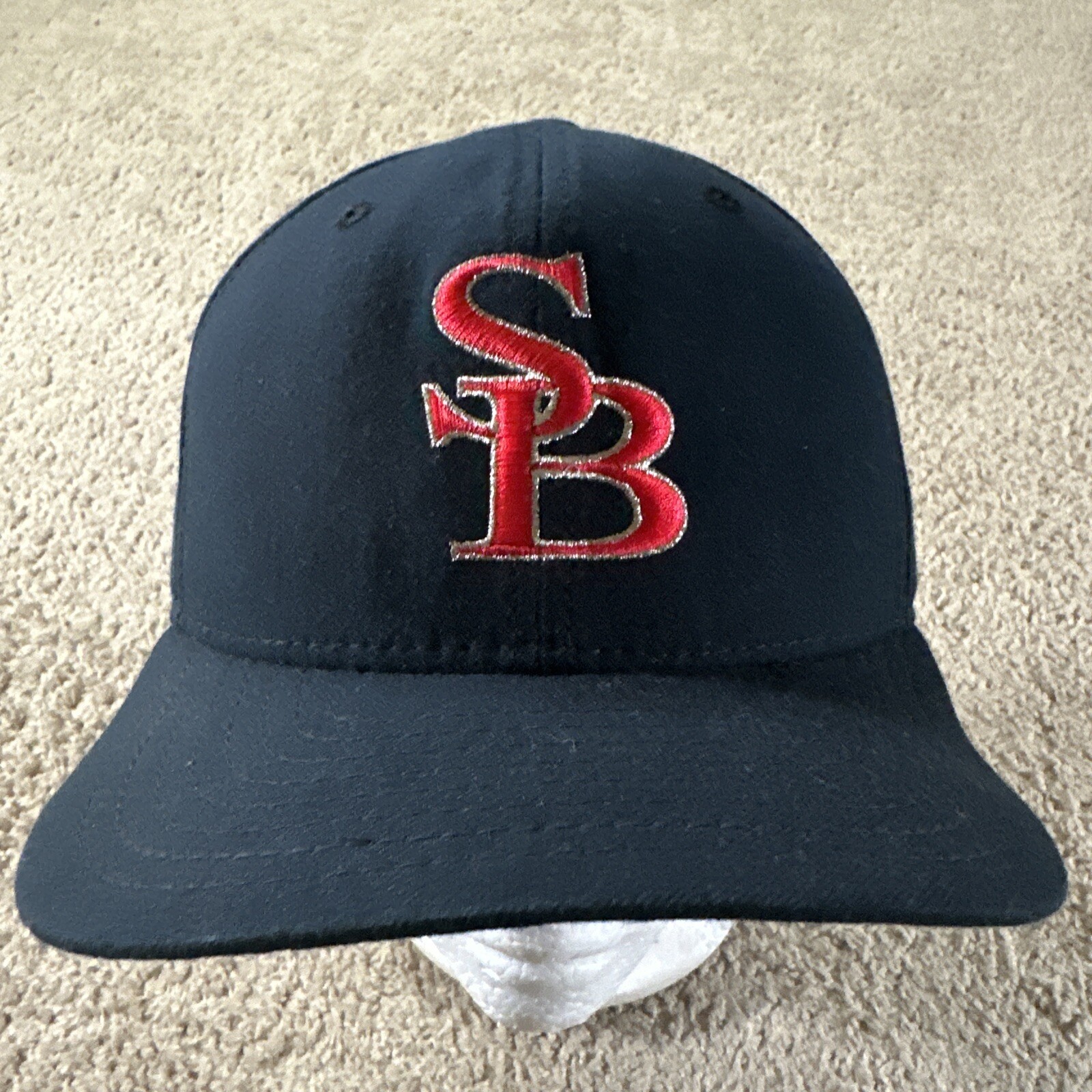 Vtg Colorado Silver Bullets Hat Cap Men Blue Snapback Logo Pro Model New Era USA