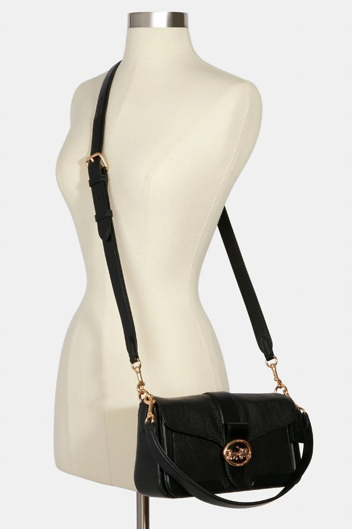 NEW Coach Georgie Baguette Convertible Crossbody Shoulder Bag