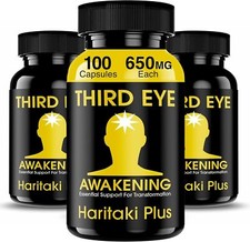 Third Eye Awakening - Organic Haritaki Capsules- Kailash Herbals-100 Capsules- 6