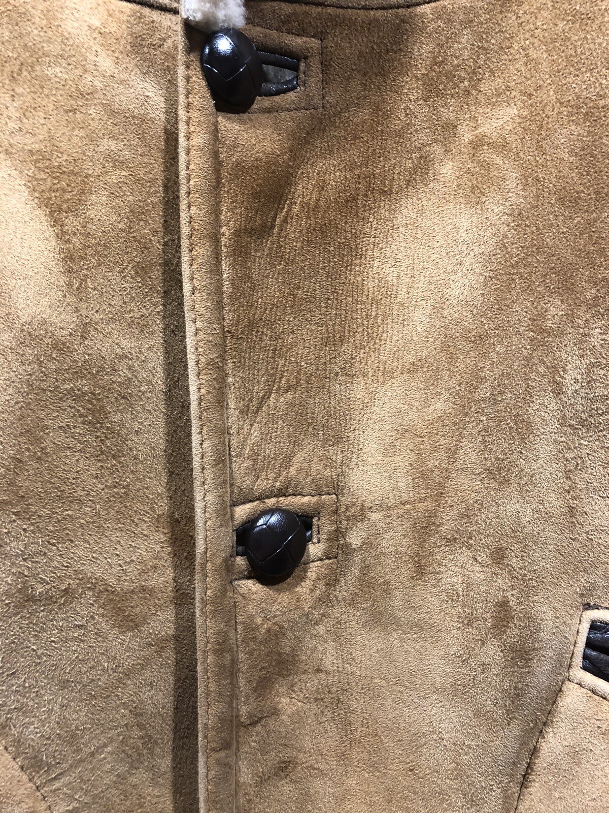 Shearlings International Mens Shearling Leather Jacket Size XL Made In