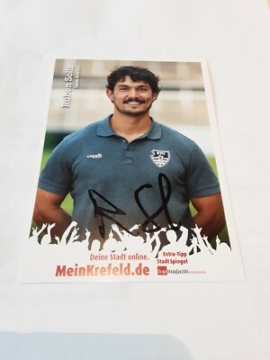 Signierte AK Ruben Solis KFC Uerdingen NEU