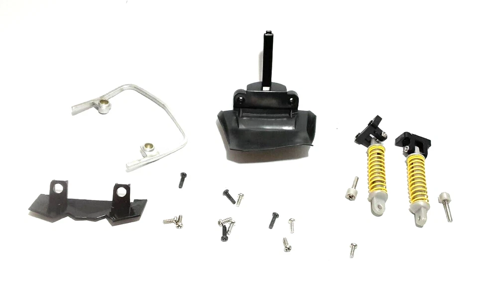 Ski-Doo 800R MXZ-X BRP RC Snowmobile Mud Flap Bumper Shocks Hardware  1/8 Scale - Image 2 of 2