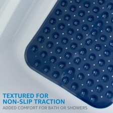 Extra Long Bath Tub Shower Mat 39x16, Wet Floor Non-Slip for Elderly Kids