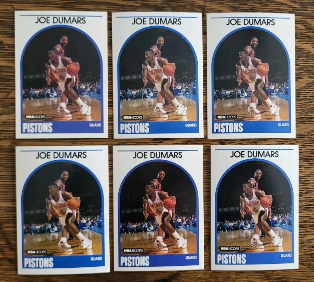1989-90 NBA Hoops Basketball Joe Dumars #1 Detroit Pistons