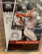 Andrew Benintendi 2018 Chronicles Crown Royale Heirs to the thrown 9/10 Button