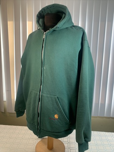 Carhartt Cotton Blend Work Green Hoodie 