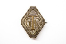 WW2 GENUINE HOMEFRONT GIRLS TRAINING CORPS PIN BADGE MAKER FATTORINI