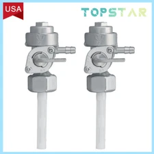 2X Shut Off Valve Gas Fuel Tank Pump Petcock Switch Gasoline Generator USA