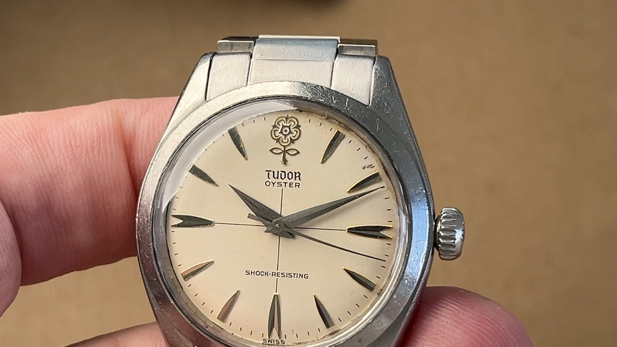 Vintage 1960 Tudor Big Rose Oyster Ref 7934 Serviced 34mm | eBay