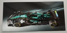 Stroll & Alonso SIGNED 2024 Aston Martin F1 official sponsor card 10x21cm AMR24