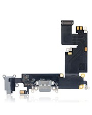 Charging Port Flex Cable Compatible For iPhone 6 Plus Premium  Space Gray 