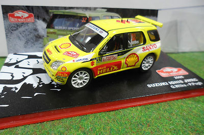 SUZUKI IGNIS S1600 Rallye Monte Carlo 2005 Jaune WILKS au 1/43