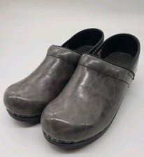 Womens Sanita Danish Clogs EU 39 US 8.5 Grey Comfort