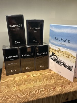 Dior Sauvage Men s Parfum EDP Elixir Forte EDT Bundle Lot Set 3.4 Oz