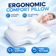 Cervical Support Pillow For Neck Pain Relief Hollow Design Odorless Memory foa..