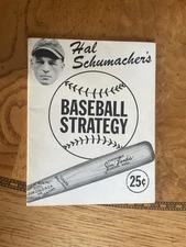 Vintage, 1949  Hal Schumachers Baseball Strategy Book, Yankees. Htf White