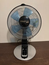 12" Rowenta Turbo Silence Extreme Oscillating Desk Fan VU2660U2 NO REMOTE