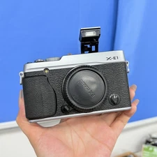 Fujifilm X Series X-E1 16.3MP Digital SLR Camera Body SILVER