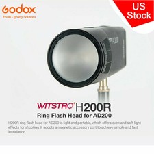 US Godox AD200 Portable H200R Ring Camera Flash Head Separation Extension Head