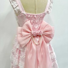 Lolita Bowknot Pin Waist Belt Accessory for Dress Skirts Decoration 65cm Length