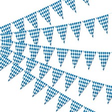 150 Feet Oktoberfest Pennant Banner Flag - 5 Packs Double Side Oktoberfest Ba...