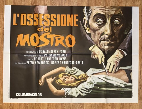 CORRUPTION 1969 Italian 4-Fogli Horror Movie Poster Peter Cushing 55x78 - Bild 3 von 3