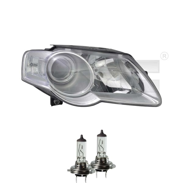 Scheinwerfer Rechts H7/H7 FüR VW Passat Variant 3C5 3C2 Inkl. Osram Lampen-image
