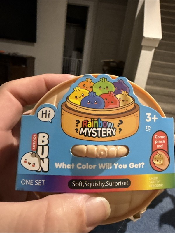 Squishy Bun Rainbow Mystery NEW Dumpling Five Below Sealed TIK TOK VIRAL